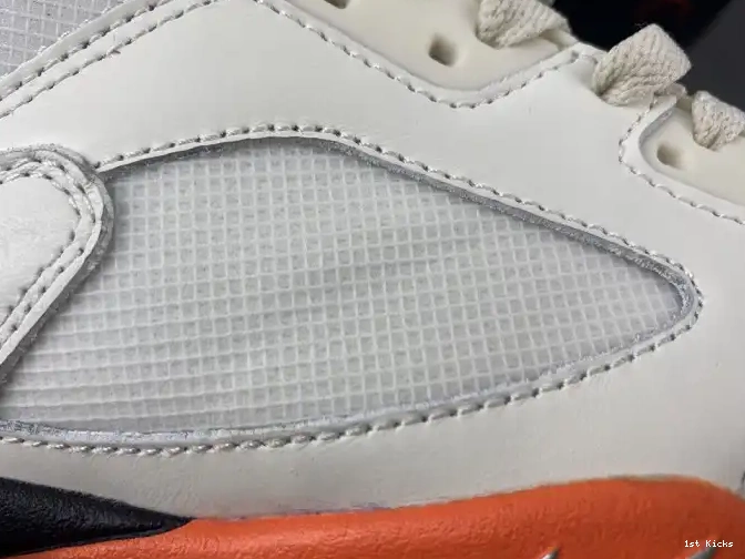 1st Kicks Shoes Jordan DC1060-100 5 Retro Orange Total 0506